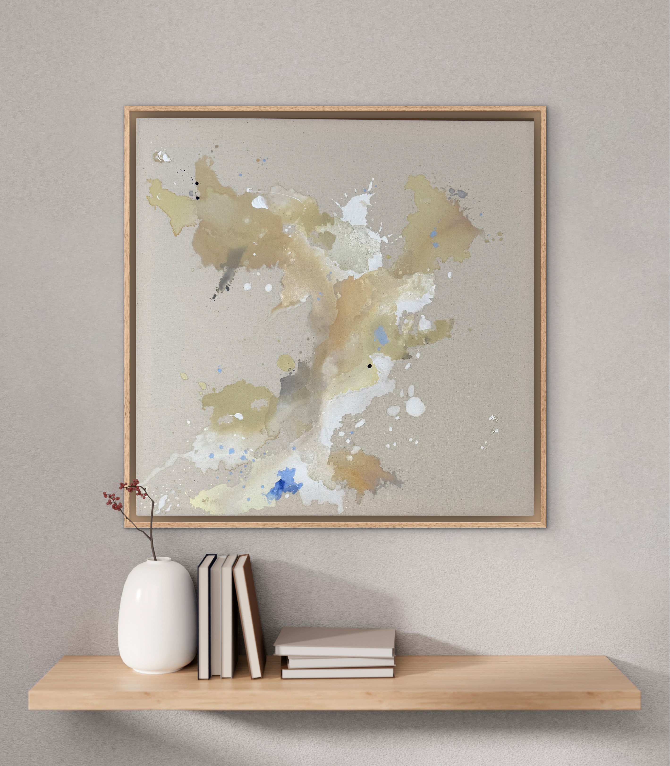 Winterliebe II, 2026, Acryl auf roher Baumwollleinwand, Ansicht 7